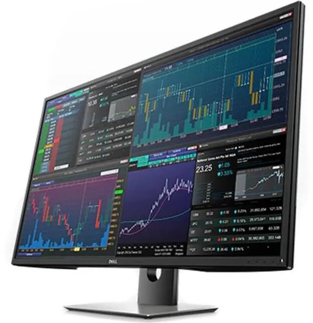 Alt view image 8 of 8 - Dell P4317Q 43" UHD 3840 x 2160 (4K) 60 Hz D-Sub, HDMI, DisplayPort, Mini DisplayPort, MHL, USB Built-in Speakers LED Backlight LCD IPS Monitor