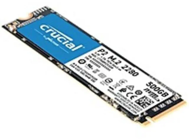 Main image of Crucial P2 1 TB Solid State Drive - Internal - PCI Express NVMe - Desktop PC Device Supported - 450 TB TBW - 2400 MB/s Maximum Read Transfer Rate