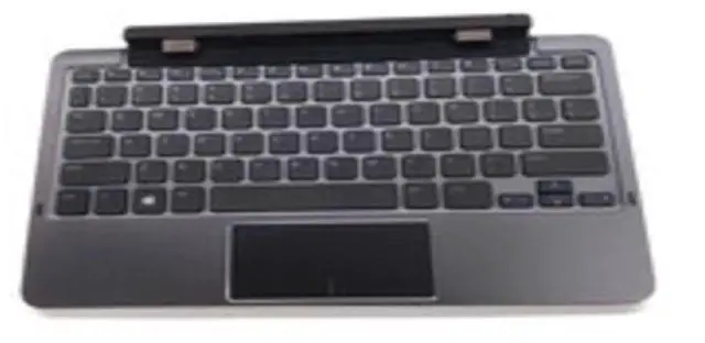 Main image of Dell D1R74 Detachable Keyboard Docking Station - Black - Rechargable Battery
