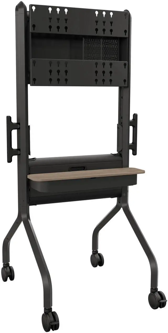 Alt view image 5 of 5 - Chief Voyager Height Adjustable AV Cart - For LCD Displays 50-70" - Black
