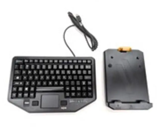 Main image of Havis PKG-KB-204 Dual Authentication 88-key Backlit USB Keyboard with Built-in Touchpad Integrated Fingerprint Scanner and Universal Keyboard Mount - PC / Mac / Linux Compatible