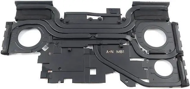 Main image of Dell R1CJ6 (Dell 460.0RU1W.0021) Heatsink And Cooling Fan Assembly - Black