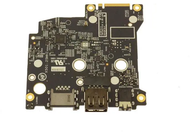 Alt view image 4 of 4 - OEM Alienware m16 R1 Left Side Network RJ-45 USB Audio Port IO Circuit  T2VJ7