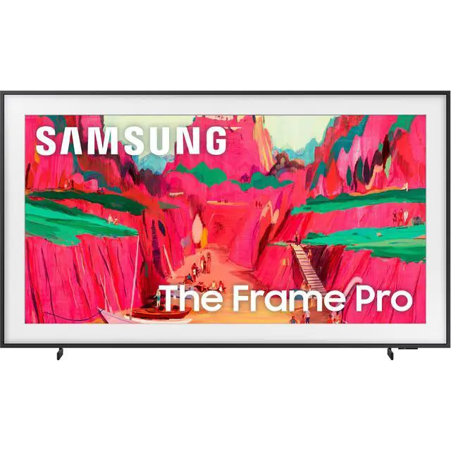 Alt view image 6 of 6 - Samsung The Frame Pro LS03FW Neo QLED 4K 85-Inch Smart TV in Black - QN85LS03FWFXZA