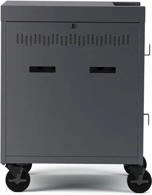 Alt view image 5 of 5 - BRETFORD TVC16PAC-CK CHARGING CART AC FOR UP TO 16 DEVICES W/BACK PANEL,1.4 INCH W SLOTS
