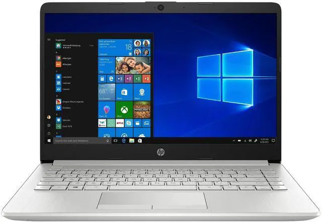 Alt view image 7 of 7 - HP 14-dk0072nr 14" AMD Ryzen 5 3500U 2.1 GHz up to 3.7 GHz 8GB DDR4-2400 MHz RAM 256GB PCIe NVMe M.2 SSD AMD Radeon Vega 8 Graphics Windows 10 Home in S mode Laptop - 3C527UA