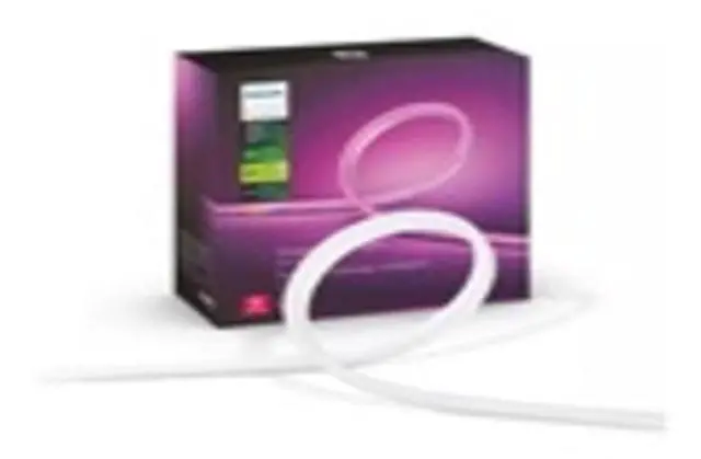 Main image of Philips 555904 80-inch Hue Outdoor Light Strip - Light And Color Ambiance - Hue Bridge Not Included