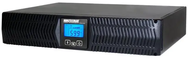 Main image of Minuteman ED1500RTXL2UNC Endeavor LCD Online UPS - Black - 1500 Va,1350 Watts 2U Rack, Tower Extended Run 120 Voltage AC - Nema 5-15P Plug