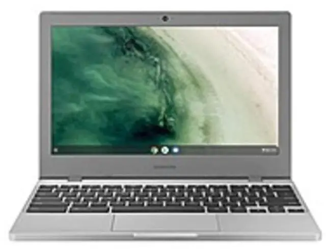Main image of Samsung Chromebook 4 XE310XBA-KD1US 11.6 Inches HD Laptop - Silver - Intel Celeron N4020 1.1 GHz - 4 GB LPDDR4 - 16 GB eMMC - Wi-Fi 5 - LCD - Chrome OS