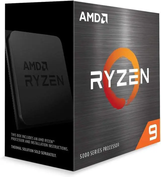 Alt view image 2 of 2 - AMD Ryzen 9 5900X - Ryzen 9 5000 Series Vermeer (Zen 3) 12-Core 3.7 GHz Socket AM4 105W None Integrated Graphics Desktop CPU Processor - 100-100000061WOF