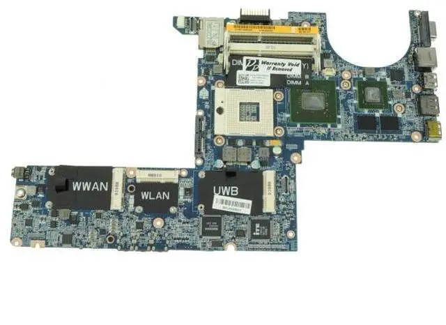 Main image of Dell K184D Laptop Motherboard - Intel Core2 Duo - Dual-slot DDR3 SODIMM - Discrete Nvidia GeForce 9500M
