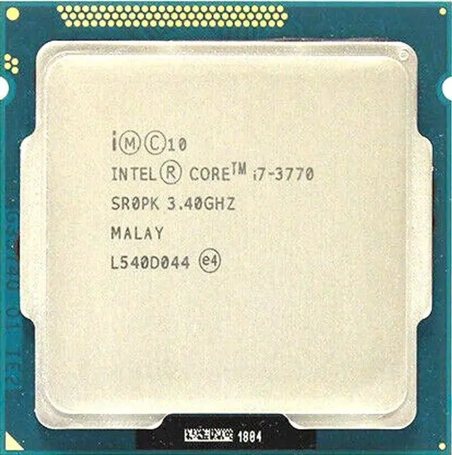 Main image of Intel Core i7 3rd Gen - Core i7-3770 Ivy Bridge Quad-Core 3.4GHz (3.9GHz Turbo) LGA 1155 77W CM8063701211600 Desktop Processor Intel HD Graphics 4000