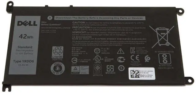 Alt view image 2 of 2 - Genuine Dell Inspiron 15 3501 Laptop Battery 11.4V 42Wh YRDD6 / WJPC4
