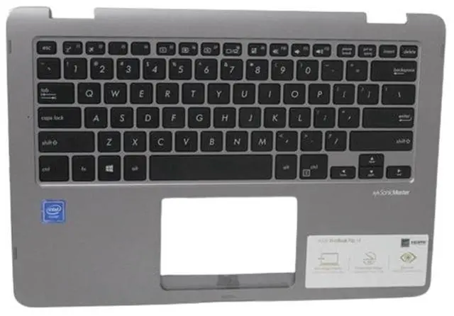Alt view image 3 of 3 - Genuine Asus Vivobook Flip Tp401M / Tp401Ma Palmrest With Keyboard + Touchpad