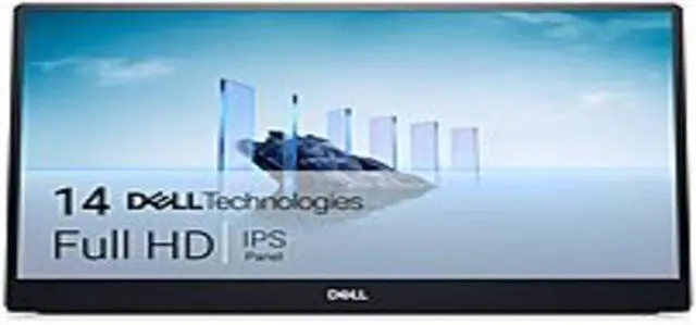 Main image of Dell P1424H 14 Inches Portable Monitor - Black - 1920 x 1080 - IPS - Flat Screen - 2x USB-C Ports