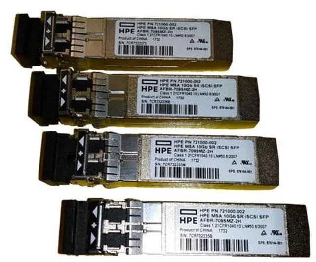 Main image of HP C8R25B Short-range Transceiver - 4-pack - MSA - 10GB - Short Range