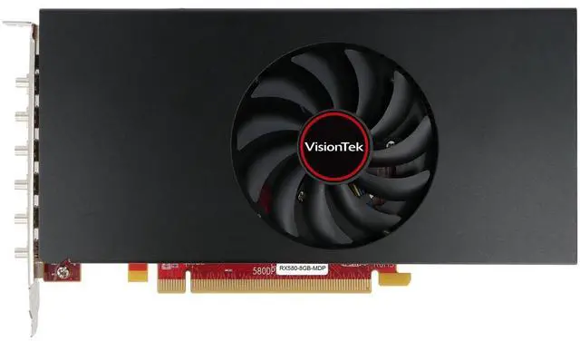 Main image of VisionTek AMD 901790 Radeon RX 580 8 GB Graphics Card - GDDR5 - PCI-e 3.0 X16 - Output: 6x Mini DP