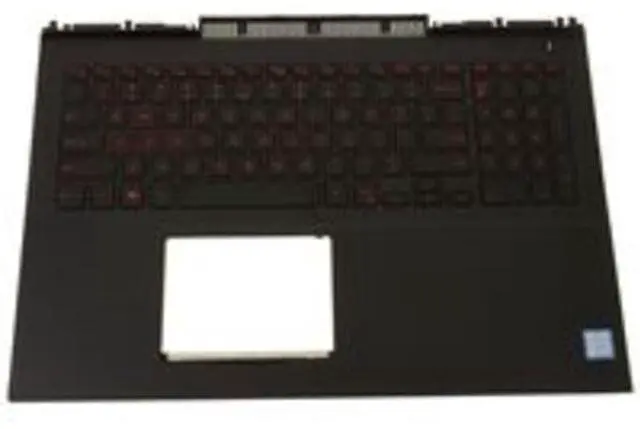 Alt view image 4 of 4 - New Dell OEM Inspiron 75677566 Palmrest Backlit Keyboard Assembly Backlit 0KN55