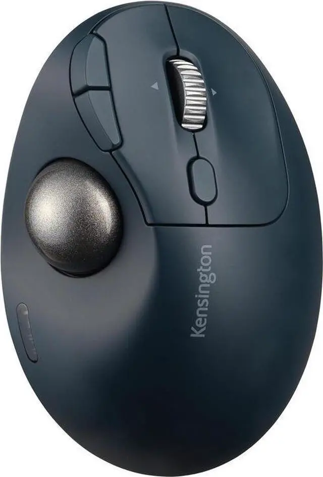 Alt view image 10 of 10 - Kensington Pro Fit TB550 Mouse - Optical - Wireless - Bluetooth - 2.40 GHz - Rechargeable - 1600 dpi - Trackball, Scroll Wheel - 7 Programmable Button(s)