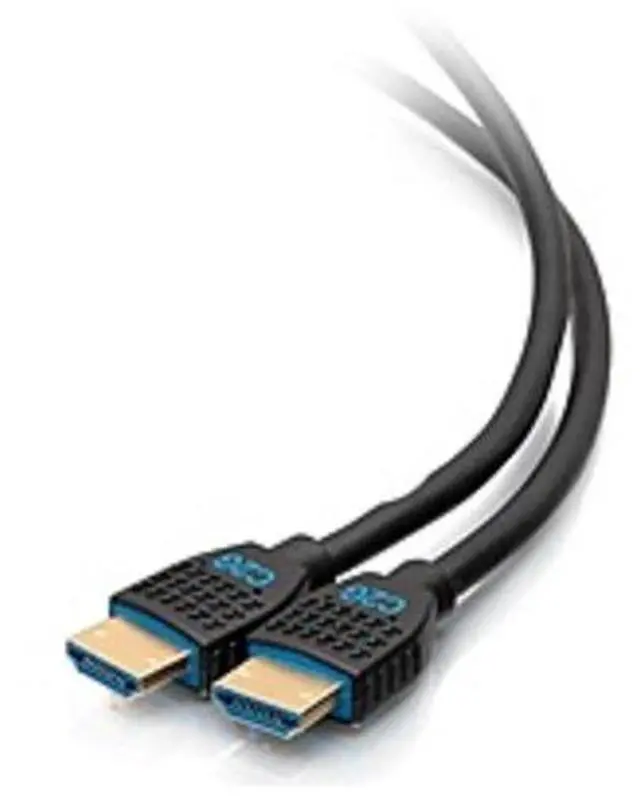 Alt view image 13 of 15 - C2G C2G10378 10 ft. Black Performance Series Ultra Flexible High Speed HDMI Cable - 4K 60Hz In-Wall, CMG (FT4) Rated Male to Male