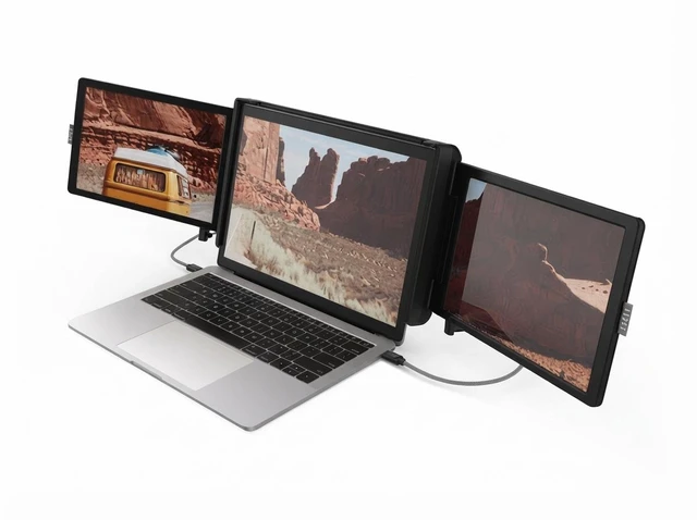 Main image of Xebec XTS2 The Tri-Screen 2 Add-on Laptop Monitors - 10.1-inch - 16:10 - 60 Hz - 180-degree Rotation