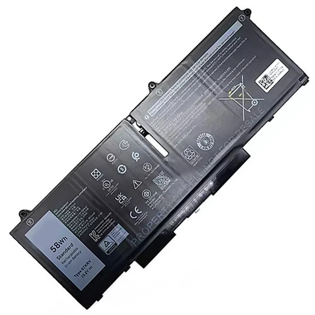 Alt view image 2 of 2 - Dell 07KRV H4PVC OEM Battery For Latitude 15 7530 Series Laptop - 4-cell - Lithium-ion - 58Wh - 15.2 Volts - Black