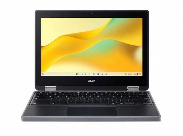 Main image of Acer Chromebook Spin 311 R724T-K70PNA NX.JJ1AA.002 11.6 Inches HDR Laptop - Shale Black - MediaTek MT8186TV/AZA 2.2 GHz - 8 GB LPDDR4x - 64 GB eMMC Storage - Wi-Fi 6 MT7921 - Touchscreen - LCD -