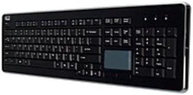 Main image of Adesso SlimTouch WKB-4400UB Wireless Desktop Keyboard - 2.4 GHz - Black