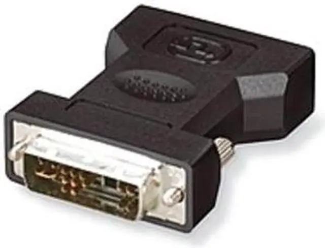 Main image of Black Box FA461 Digital Visual Interface (DVI) Adapters, - DVI-I Male-VGA HD15 Female - Black