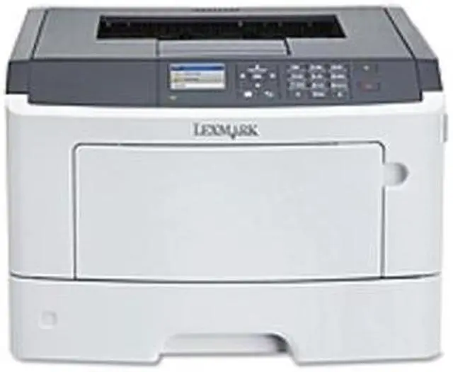 Main image of Lexmark MS510DN Laser Printer - Monochrome - 1200 x 1200 dpi Print - Plain Paper Print - Desktop - 45 ppm Mono Print - 350 sheets Input - Automatic Duplex Print - LCD - Gigabit Ethernet - USB