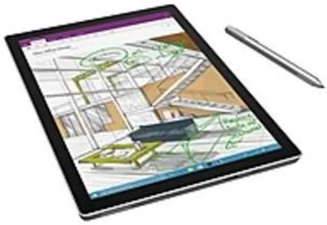 Alt view image 2 of 3 - Microsoft Surface Pro 4 128GB WiFi Tablet 12.3" 4GB RAM Intel Core M - Silver