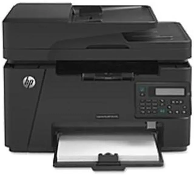 Main image of HP M127FN Laser Multifunction Printer - Monochrome - Plain Paper Print - Desktop - Copier/Fax/Printer/Scanner - 20 ppm Mono Print - 600 x 600 dpi Print - Manual Duplex Print - 20 cpm Mono Copy - 1 ...