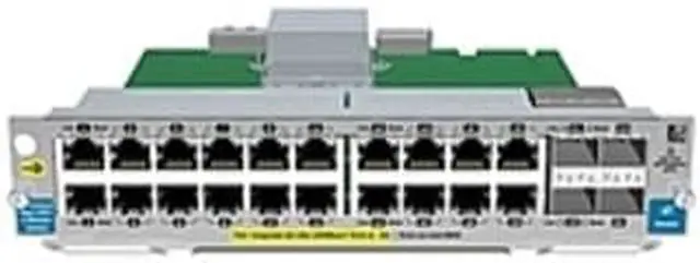 Alt view image 2 of 6 - HP J9535A 20Port Gigt Poe By 4Port Sfp V2 Zl Module