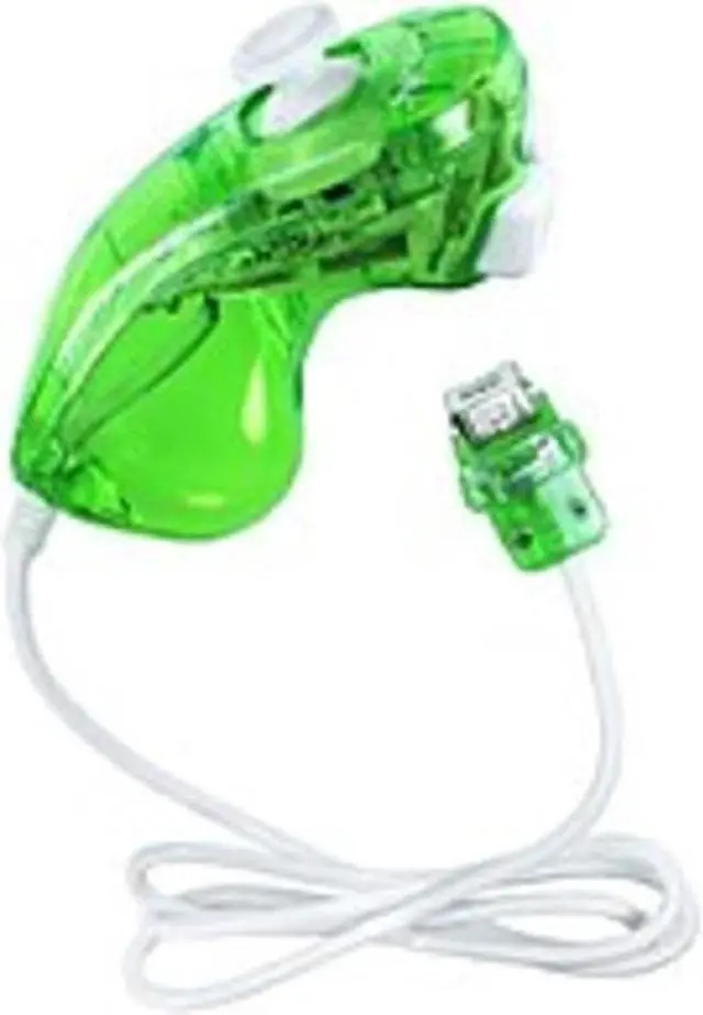 Alt view image 2 of 3 - Wii  Controller  Rock Candy  Nunchuk  Green by PDP