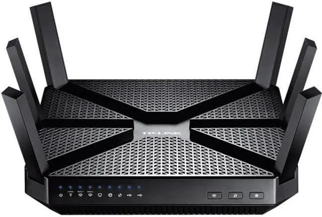 Main image of TP-LINK Archer C3200 IEEE 802.11ac Ethernet Wireless Router - 2.40 GHz ISM Band - 5 GHz UNII Band - 6 x Antenna(6 x External) - 3200 Mbit/s Wireless Speed - 4 x Network Port - 1 x Broadband Port - ...