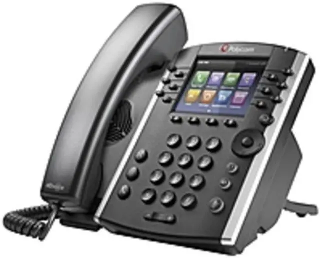 Main image of Polycom VVX 411 IP Phone - Cable - Desktop - 12 x Total Line - VoIP - Speakerphone - 2 x Network (RJ-45) - PoE Ports - LDAP, SIP, DHCP, SNTP, RTCP, RTP, TCP, UDP, SRTP, SDP Protocol(s)