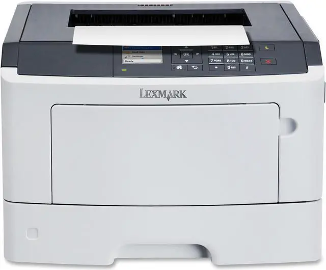 Main image of Lexmark MS410 MS415DN Laser Printer - Monochrome - 1200 x 1200 dpi Print - Plain Paper Print - Desktop - 40 ppm Mono Print - 300 sheets Standard Input Capacity - 80000 Duty Cycle - Automatic ...