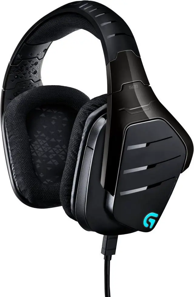 Alt view image 4 of 4 - Logitech Certified G633 Artemis Spectrum (981-000586) RGB 7.1 Surround Gaming Headset - Mini-phone, Multi-Source USB & 3.5mm - Wired, 39 Ohm, 20 Hz - 20 KHz, Over-the-head