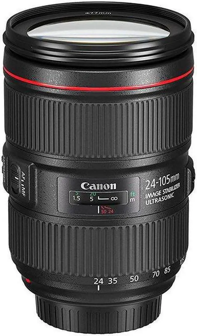 Alt view image 3 of 10 - Canon EF 1380C002 24-105 mm Zoom Lens For DSLR Camera - Black
