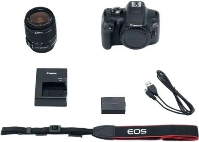 Alt view image 2 of 9 - Canon EOS Rebel T6 18 Megapixel Digital SLR Camera with Lens - 18 mm - 55 mm - 3" LCD - 16:9 - 3.1x Optical Zoom - TTL - 5184 x 3456 Image - 1920 x 1080 Video - HDMI - PictBridge - HD Movie Mode - ...