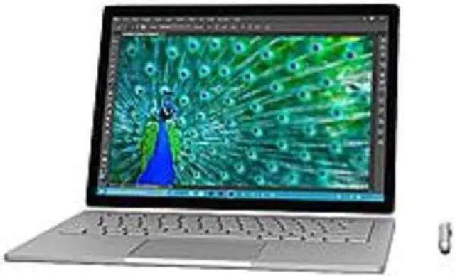 Alt view image 2 of 6 - Microsoft Surface Book 128 GB Intel Core i5-6300U X2 2.4GHz 13.5",Silver