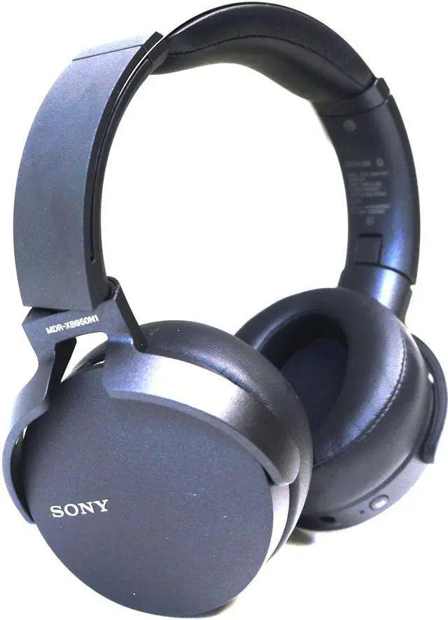Alt view image 8 of 15 - Sony 950N1 Extra Bass Wireless Bluetooth Noise Cancelling Headphones - XB950N1