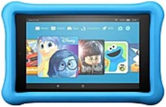 Alt view image 20 of 20 - Amazon - Fire Kids Edition - 7" - Tablet - 16GB 7th Generation, 2017 Release - Blue