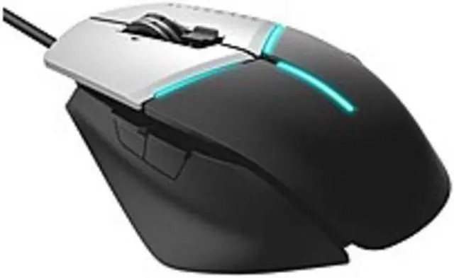 Alt view image 6 of 20 - Dell Alienware Elite Gaming Mouse: AW958 - Optical - Black, Gray - 12000 dpi - Scroll Wheel - 13 Button(s)