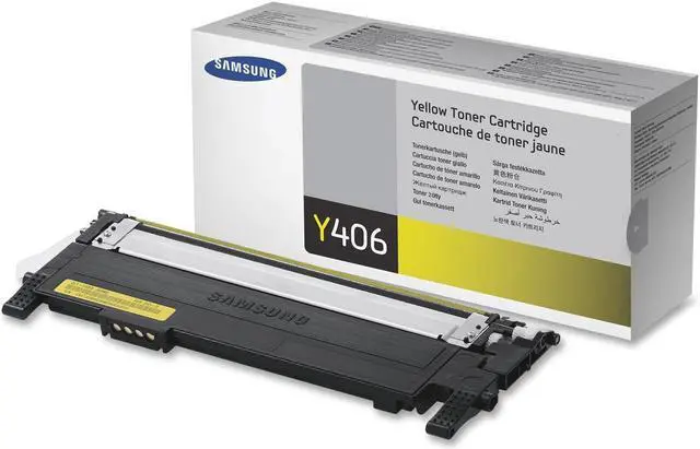 Alt view image 4 of 9 - Samsung CLT-Y406S Yellow Toner Cartridge