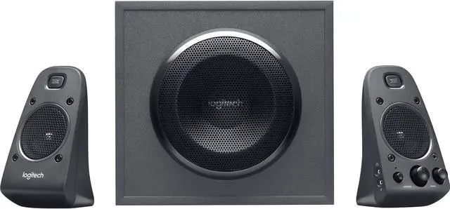 Alt view image 5 of 16 - Logitech Z625 THX Certified 3 Piece 2.1 Channel Multimedia Computer Speakers