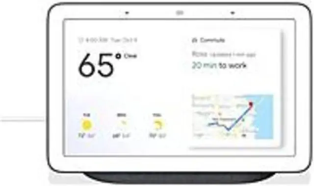 Alt view image 5 of 20 - Google Nest Hub Smart Display with Google Assistant - Charcoal