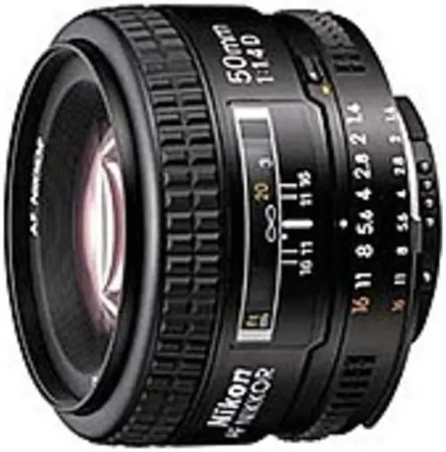 Alt view image 3 of 7 - Nikon Nikkor 50 mm F/1.4D AF Lens + UV Filter Kit & Cleaning Kit Bundle