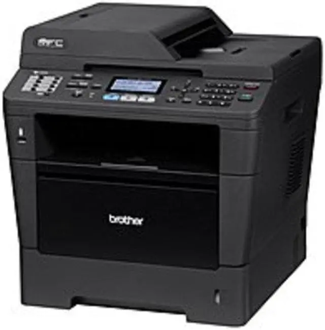Alt view image 2 of 2 - Brother MFC Series MFC-8510DN Multifunction Printer - Laser - Monochrome - 1200 x 1200 dpi - 38 ppm - USB 2.0, LAN - AC 120V - 300 Sheets Capacity