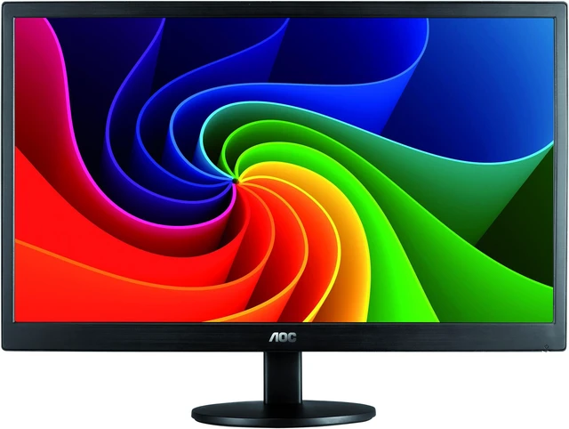 Alt view image 5 of 6 - AOC E970SWN 18.5" LED LCD Monitor - 16:9 - 5 ms - Adjustable Monitor Angle - 1366 x 768 - 16.7 Million Colors - 200 Nit - 700:1 - WXGA - VGA - 15 W - Black - RoHS, ENERGY STAR 6.0, EuP, EPEAT ...